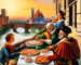 2242186645_A merchant selling pizzas in Florence during the r_xl-beta-v2-2-2